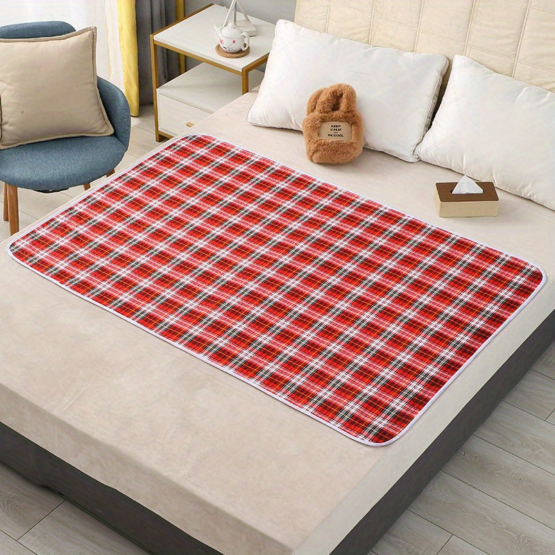 Водонепроницаемый пеленальный коврик для многократного использования - Мягкая ткань, многоразовый для ухода за пожилыми людьми, во время менструации и для домашних животных - Не требует питания