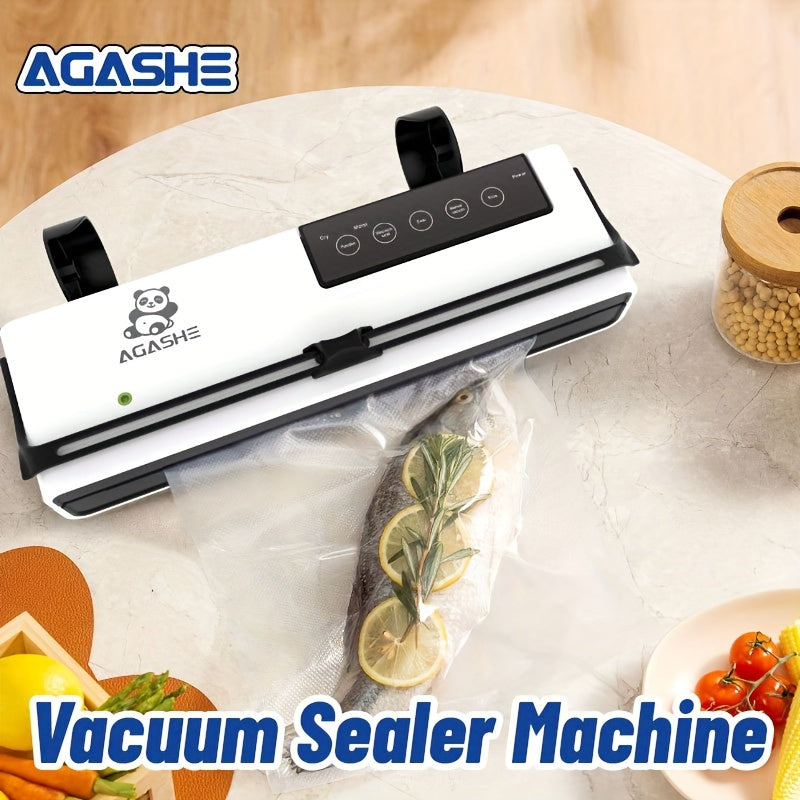 Avtomatik yopish bilan vakuum yopishtiruvchi mashina, oziq-ovqatni saqlash uchun ideal. 20m uzunlikdagi film ruloni, quritish va nam rejimlar, 32cm kenglikdagi paketlar, slayt mexanizmi, kesish asbobi, Yevropa