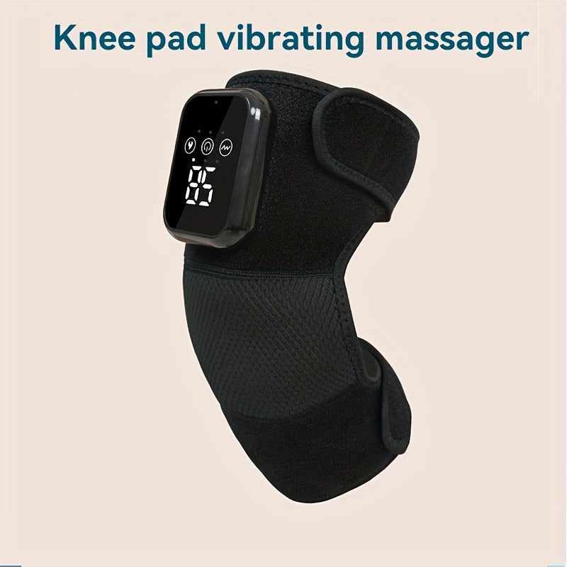 USB Rechargeable Knee Pad Massager with Heat Relax and Full Body Support