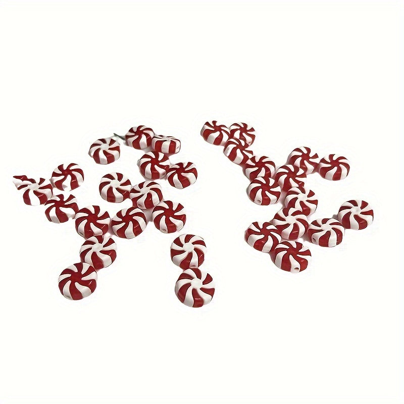 Decoraciones de bastones de caramelo rojos y blancos para bodas, Navidad y manualidades, paquete de 50