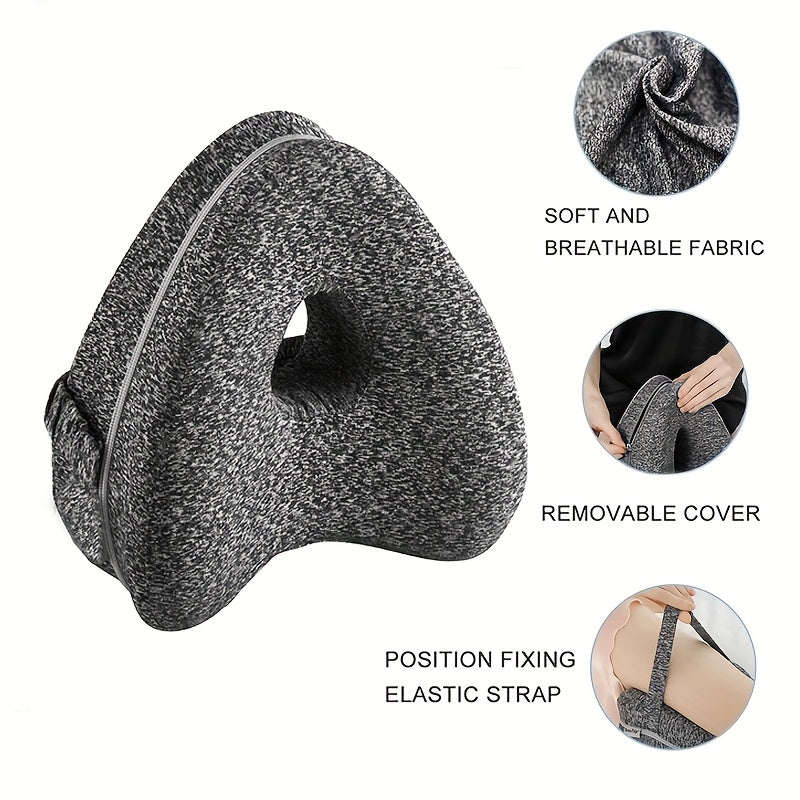 Yon tomonda uxlaydiganlar uchun xotira ko'krak yostiqchalari, tizza qo'llab-quvvatlash, siyatik og'riqni yengillashtirish