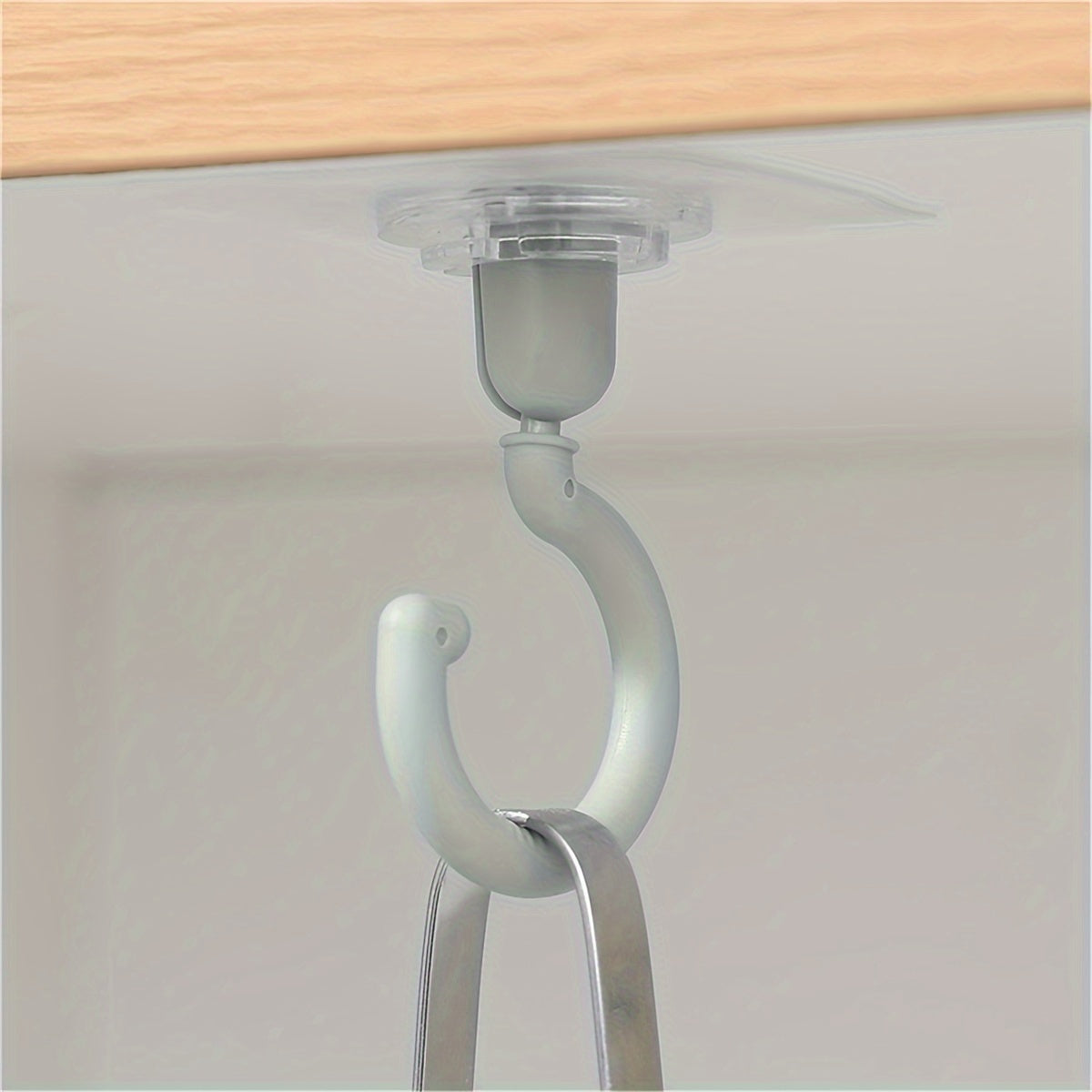 360° aylanuvchi shift devoriga osilgan tutqich, dome to'siq, chivin to'siqlari va boshqalar uchun - oson o'z-o'zidan yopishqoq o'rnatish, qulay hammom aksessuari