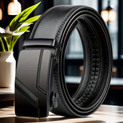 Men's PU Leather Belt Automatic Iron Buckle Casual Everyday Wear