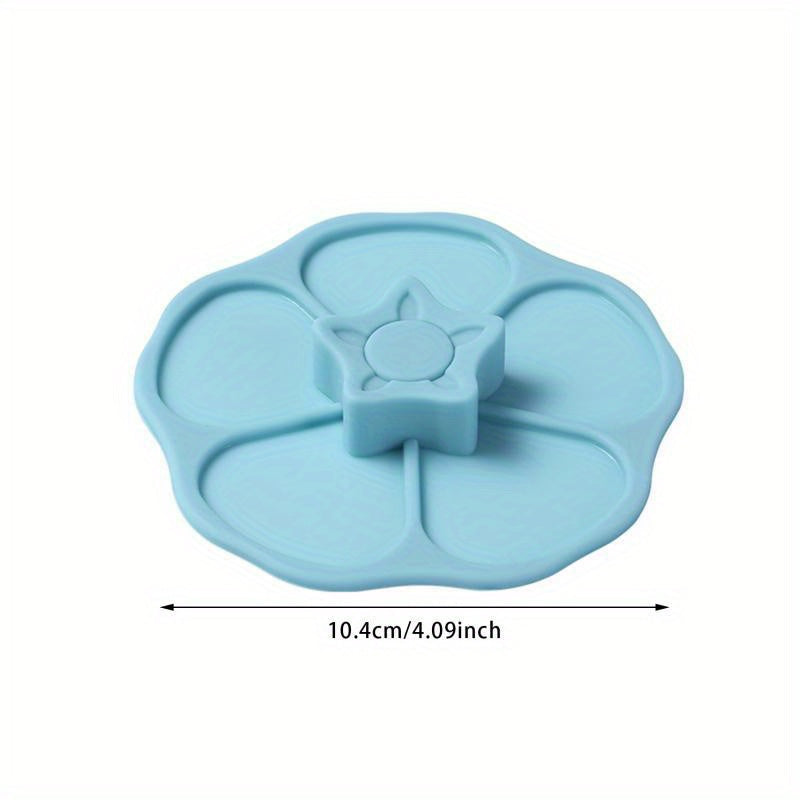 Silicone Flower-Shaped Cup Lid Leak-Proof Dust-Proof Food Safe Cover