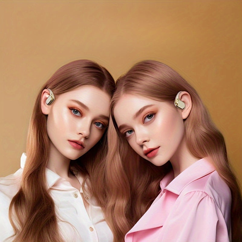 Wireless On-Ear Headphones Deep Bass HIFI Touch Control Rechargeable for Android iPhone Gaming Video Calls