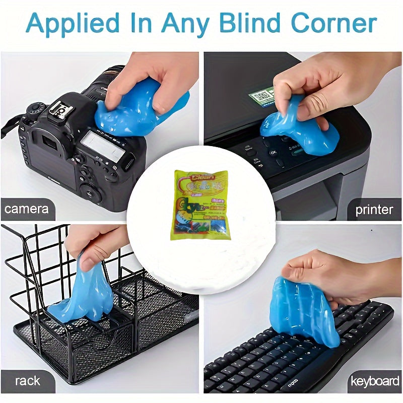 Car Interior Cleaning Gel Reusable Dust and Dirt Remover for Vents and Keyboards