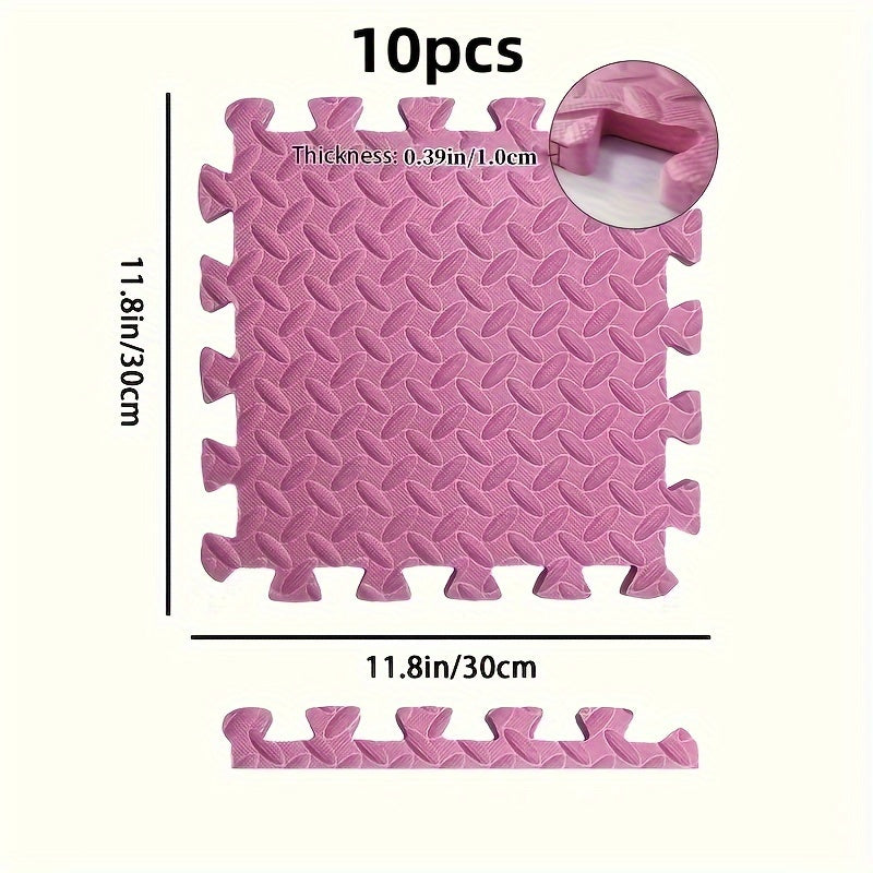 Foam Play Mats 10-Pack for Children Non-Slip Waterproof Climbing 30cm x 30cm