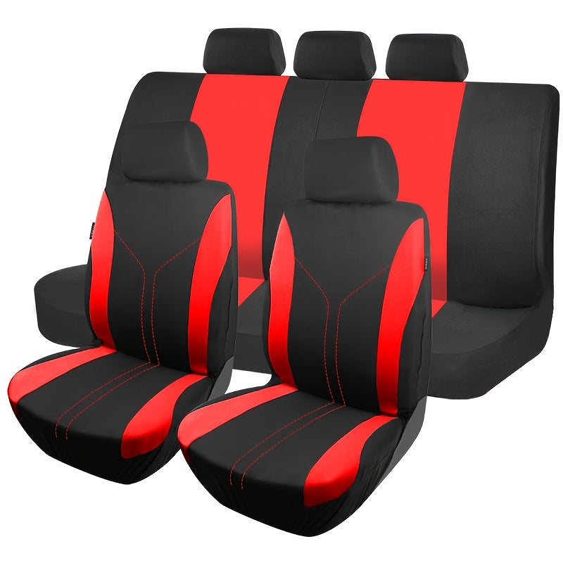 Women Universal Car Seat Covers Set, 9-Piece Auto Cushion Protectors
