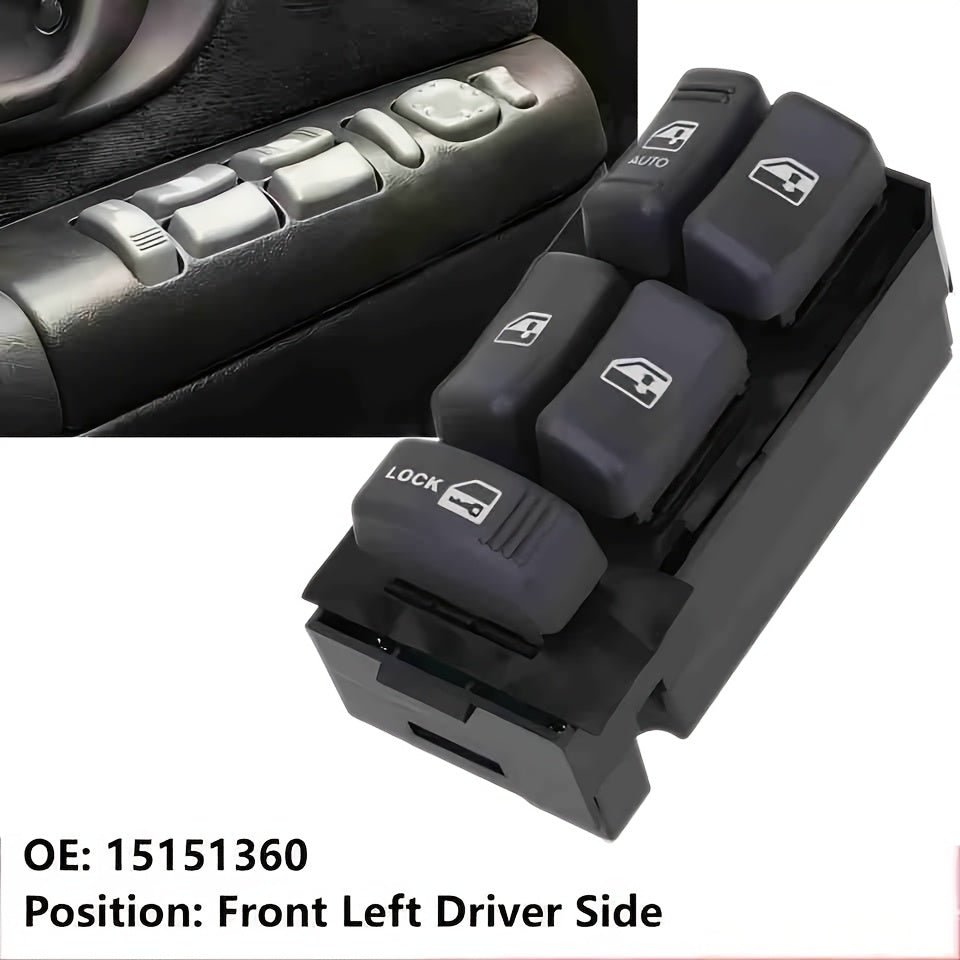 Driver Side Power Window Switch for Chevy GMC Trucks 10Pin 7Pin Replacement