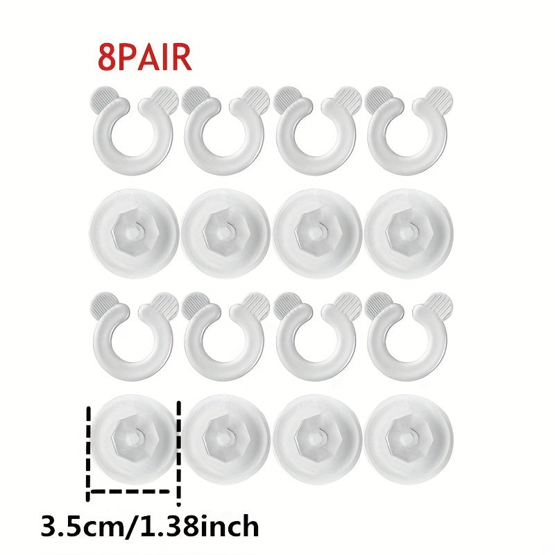 Pack of 8 Quilt Corner Fixing Buckles for Safety and Invisible Sheet Repair