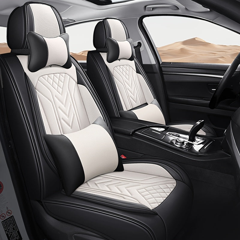 All-Season Napa Car Seat Cover for Five Seats Full Coverage Wear-Resistant