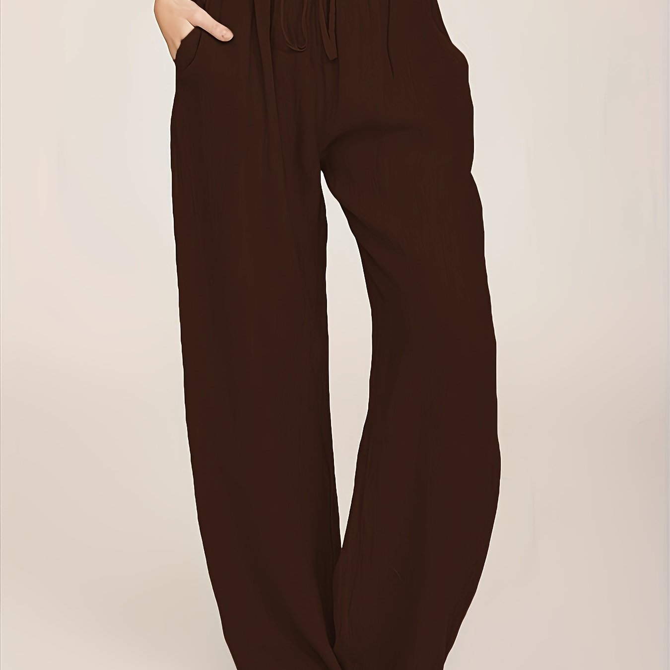 Pantalones sueltos y casuales de algodón para mujer para primavera y verano