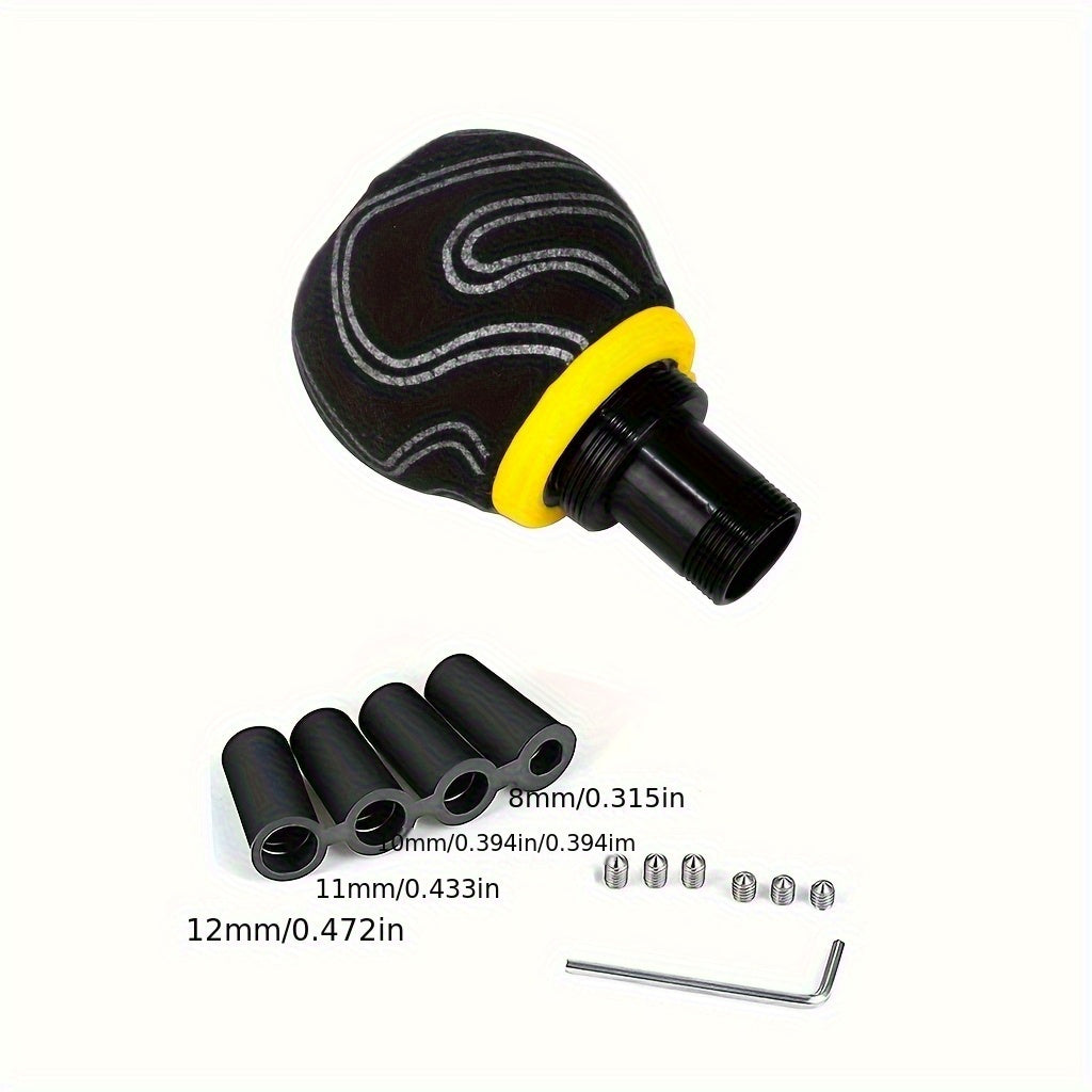 Car Aluminum Manual Gear Shift Knob Graffiti Style Universal Refit Tool