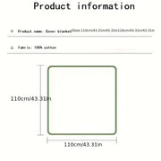 Cotton Blanket Made of Six Layers of High-Density Gauze for Cozy Nap or Lounge Use