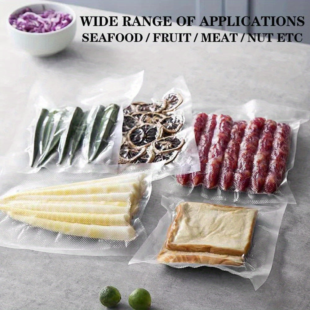 500cm Food Storage Bags Transparent Air-Tight Seal for Sous Vide and Organization