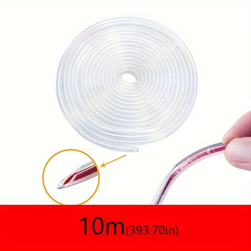 Universal Car Door Edge Protector Rubber Scratch Guard Clear Trim Molding