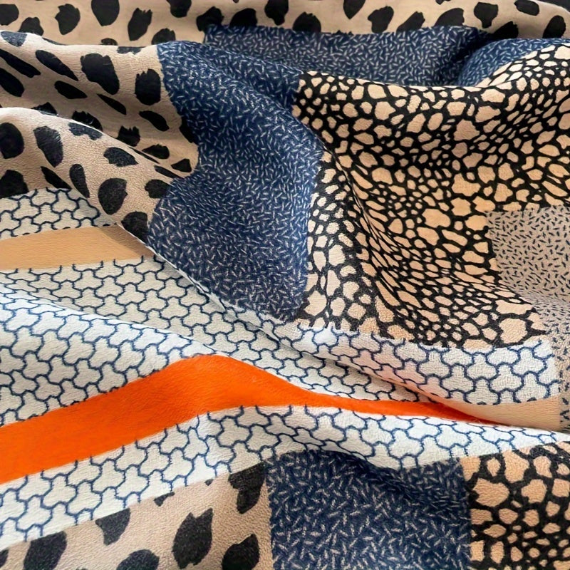 Leopard Print Scarf for Women Lightweight Cozy Spring Fall Accessories