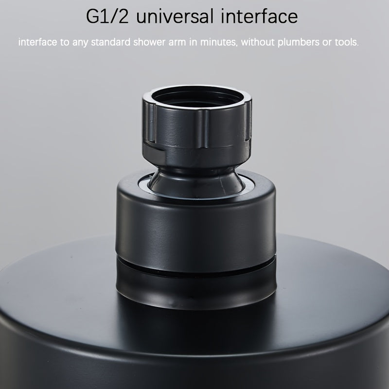 Cabezal de ducha de lluvia de alta presión con ahorro de agua y fácil instalación