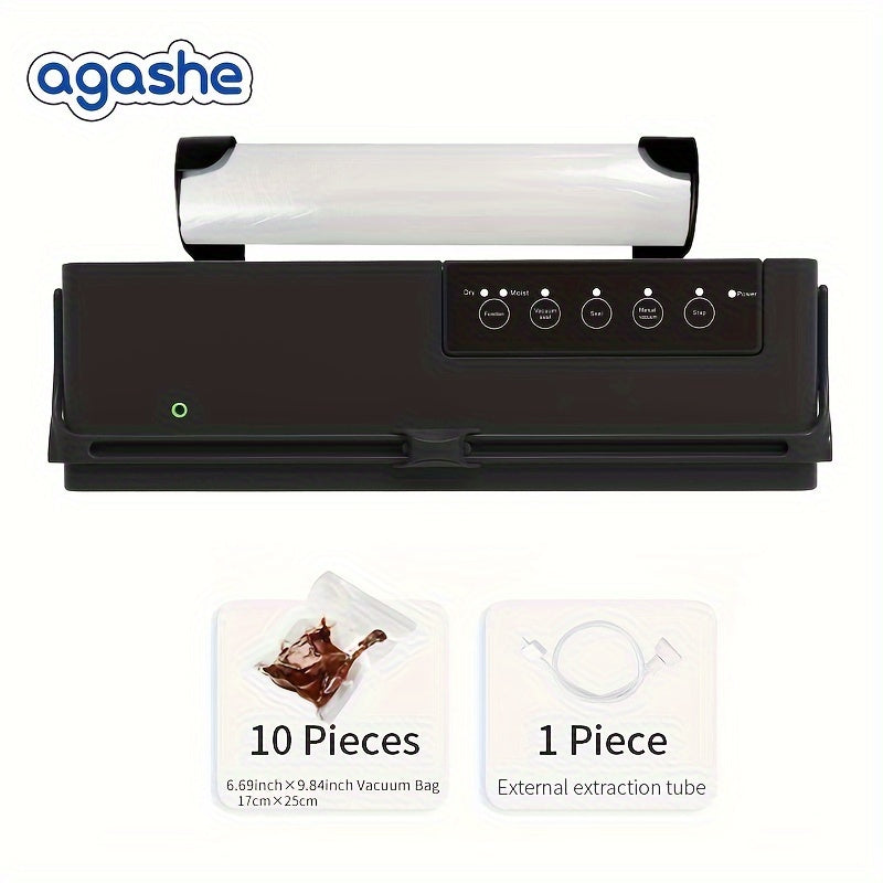 Máquina selladora automática de vacío con cortador de 32cm de ancho máximo de sellado para conservación de alimentos