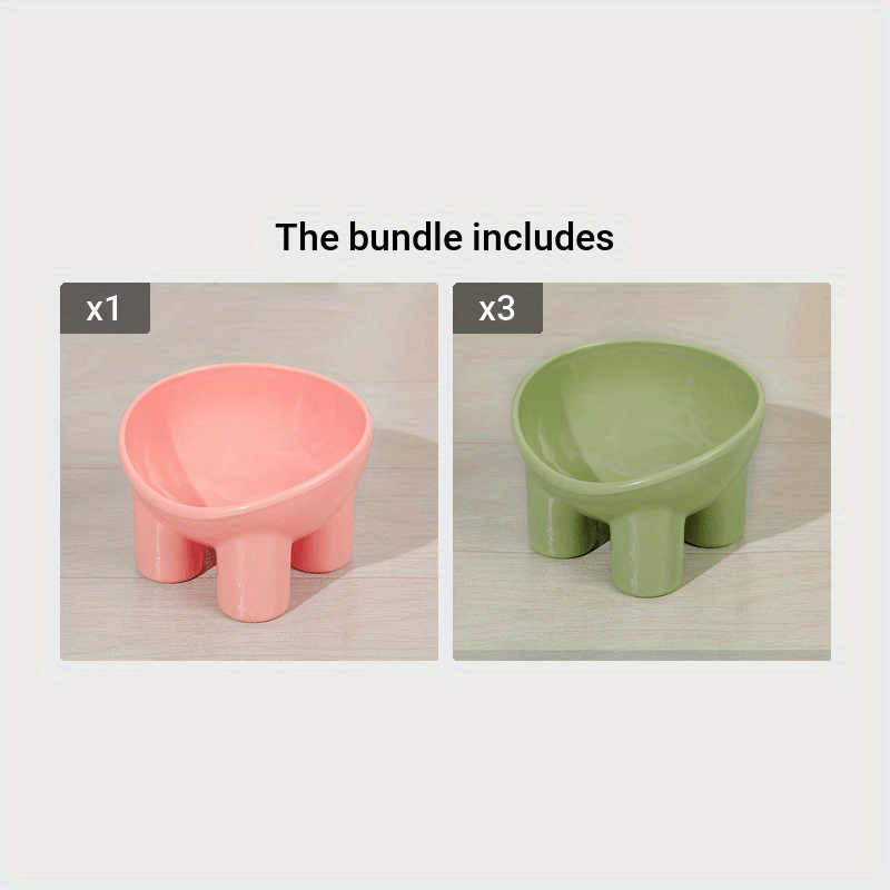 Подставка для мисок для домашних животных, кошек и собак, против опрокидывания, для еды, воды, лакомств