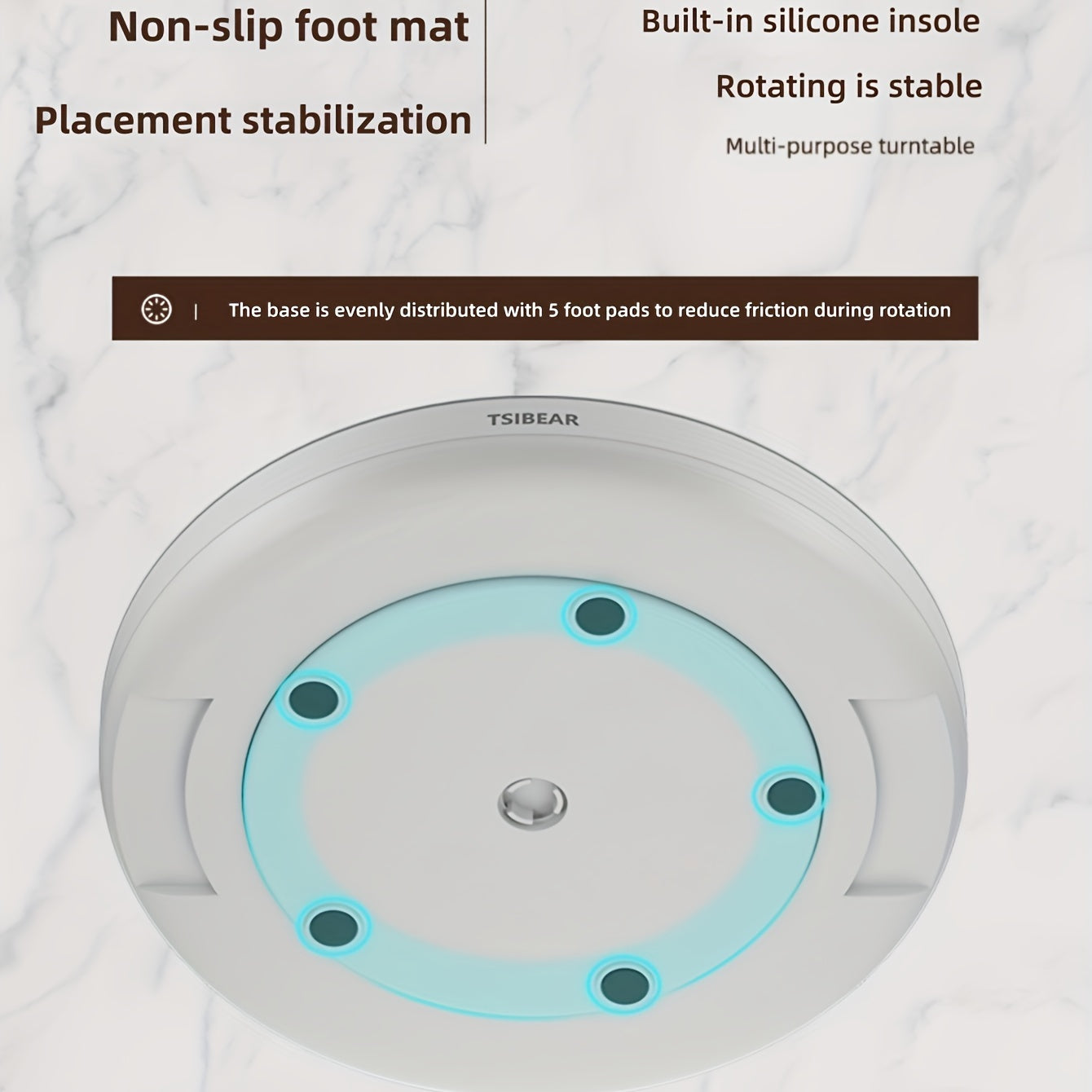 Soporte giratorio de plástico para especias, organizador para encimera de cocina y almacenamiento de condimentos