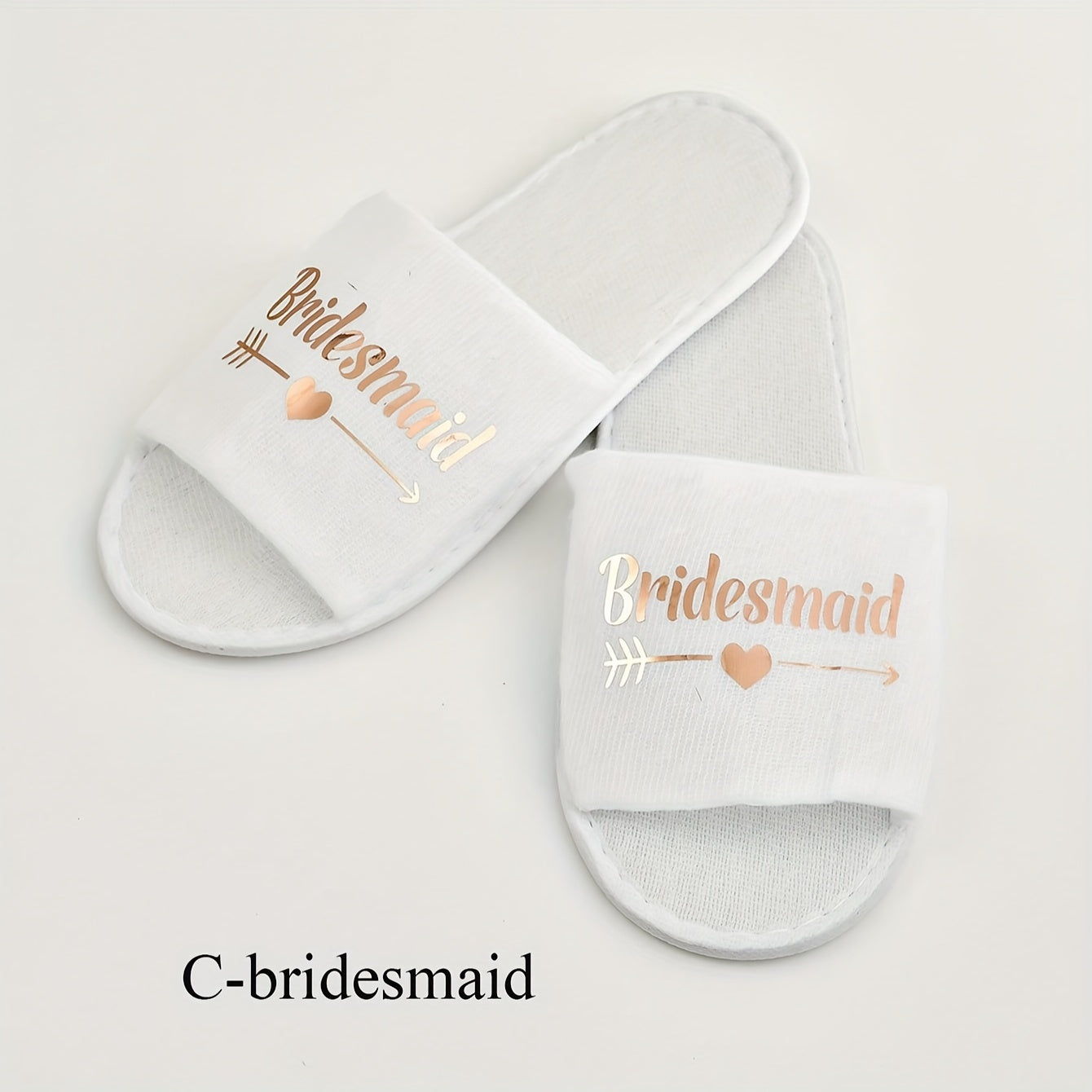 Women's Wedding Party Slippers, Comfortable Satin Flat Shoes for Brides and Guests