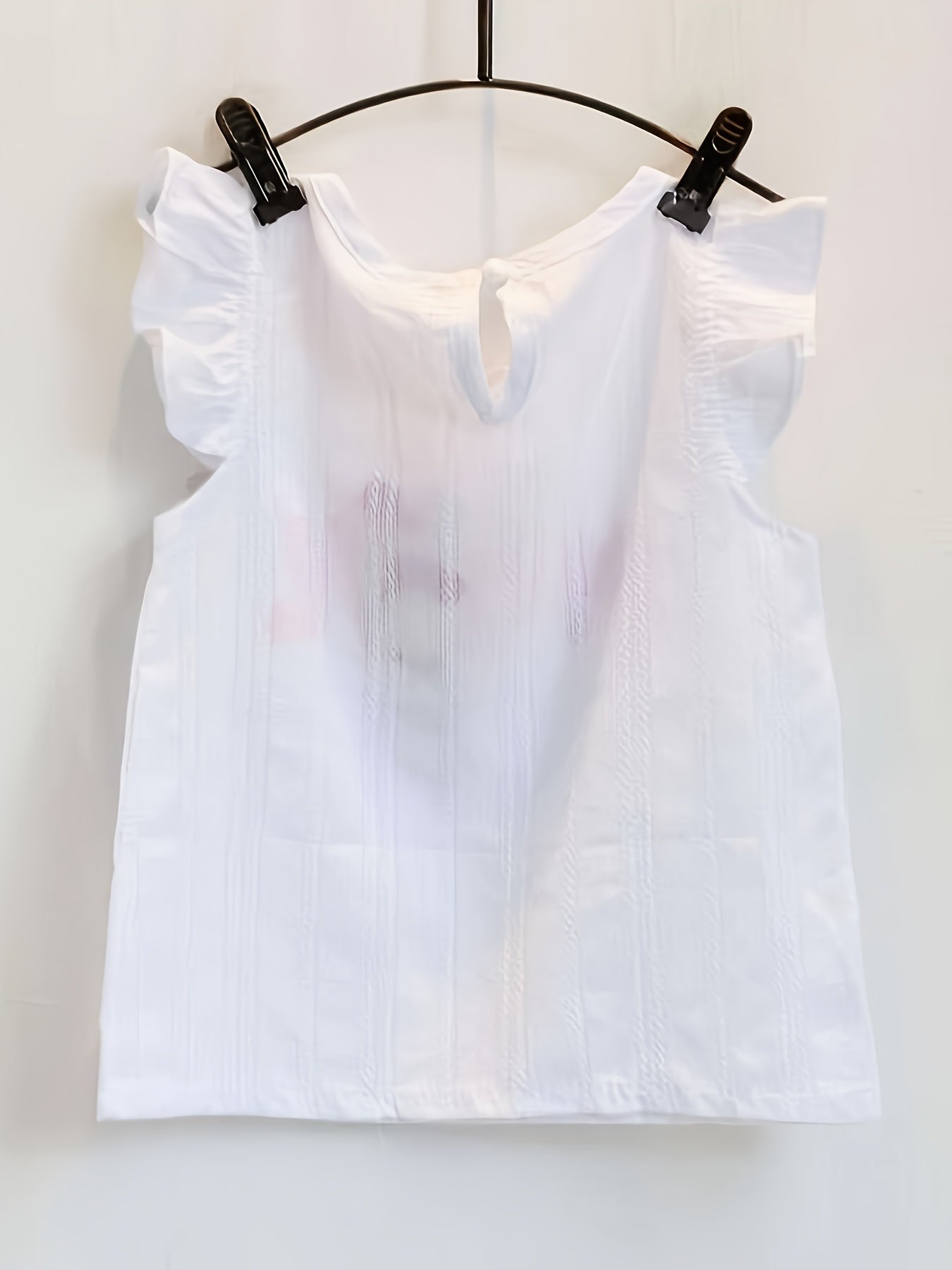 Girls Cotton Short Sleeve Jacquard Princess Set with Flower Belt