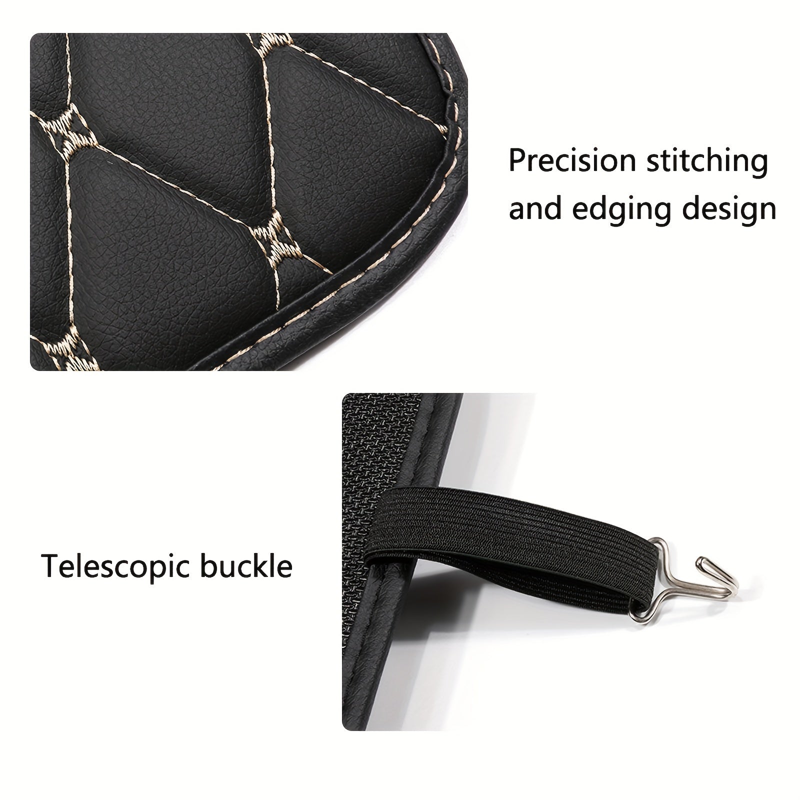 Car Seat Organizer with Kick Mats and Storage Bag for Toys Drinks Tissues Snacks Phones