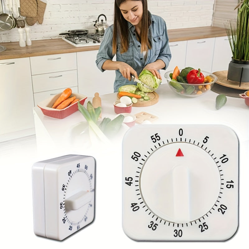 Mechanical Kitchen Timer 60 Minute Plastic Timer for Cooking Baking Studying