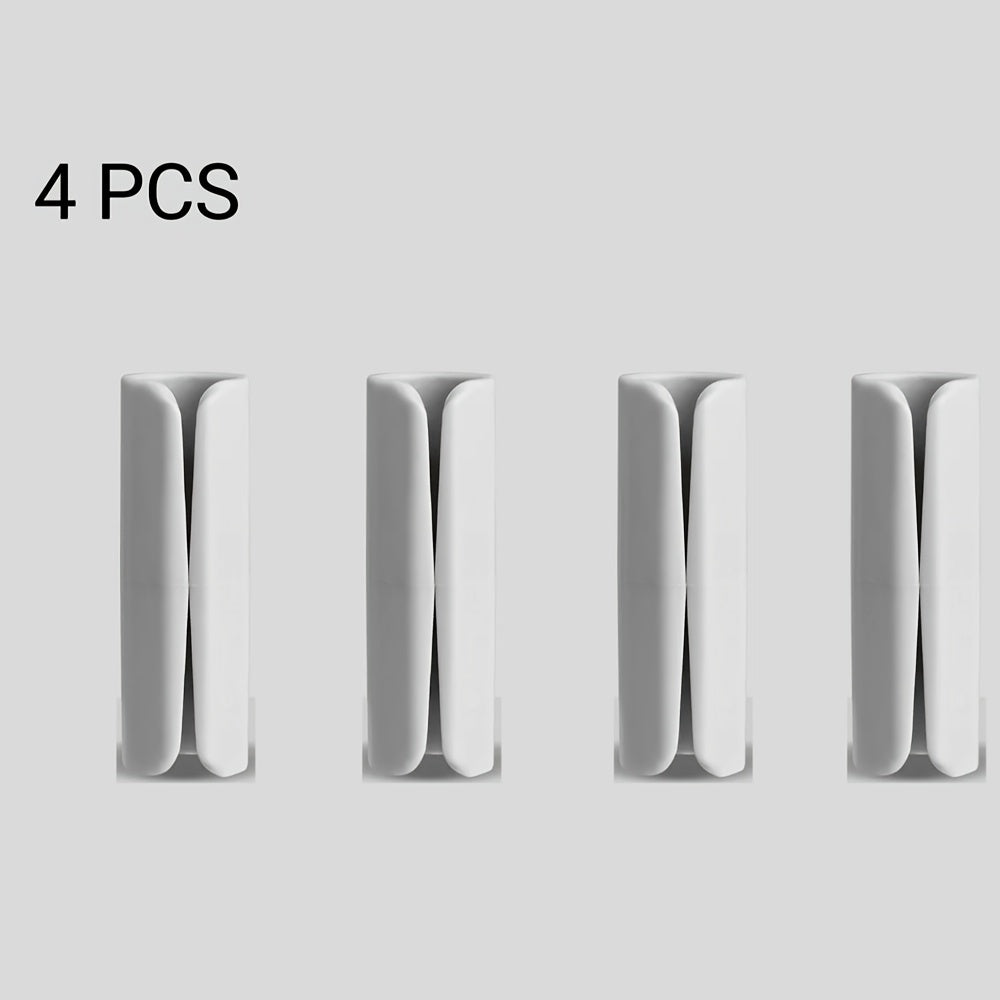 Set of 4 No-Pin Bed Sheet Grippers Anti-Slip Clips for Mattress Secure Hold Pink PP Material