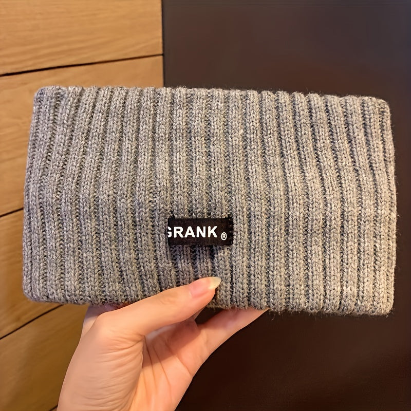 Women's Knitted Headbands Bundle of 4 Autumn Winter Solid Color Cozy Hairbands