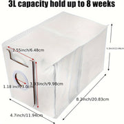 Set of 4 Replacement Dust Bags with HEPA Filter for Vacuum Cleaner Home Pet Hair