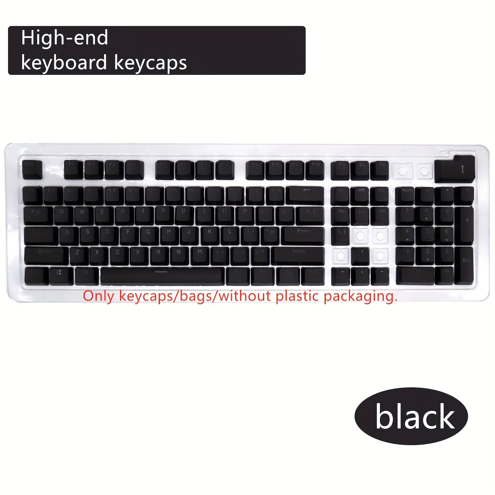 Rang-barang plastik kalitcha o‘rniga qo‘yiladigan, mexanik va o‘yin klaviaturalariga mos keladigan, Rasmga o‘xshash kalitlar bilan mos keladigan