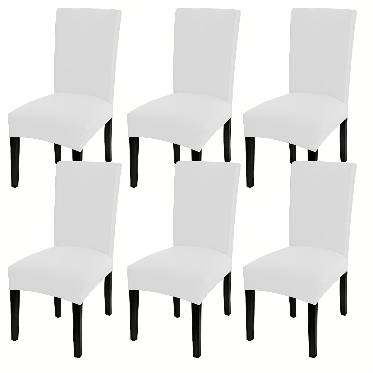 Waterproof 6 Milk Fiber Chair Cover for Indoor and Outdoor Use