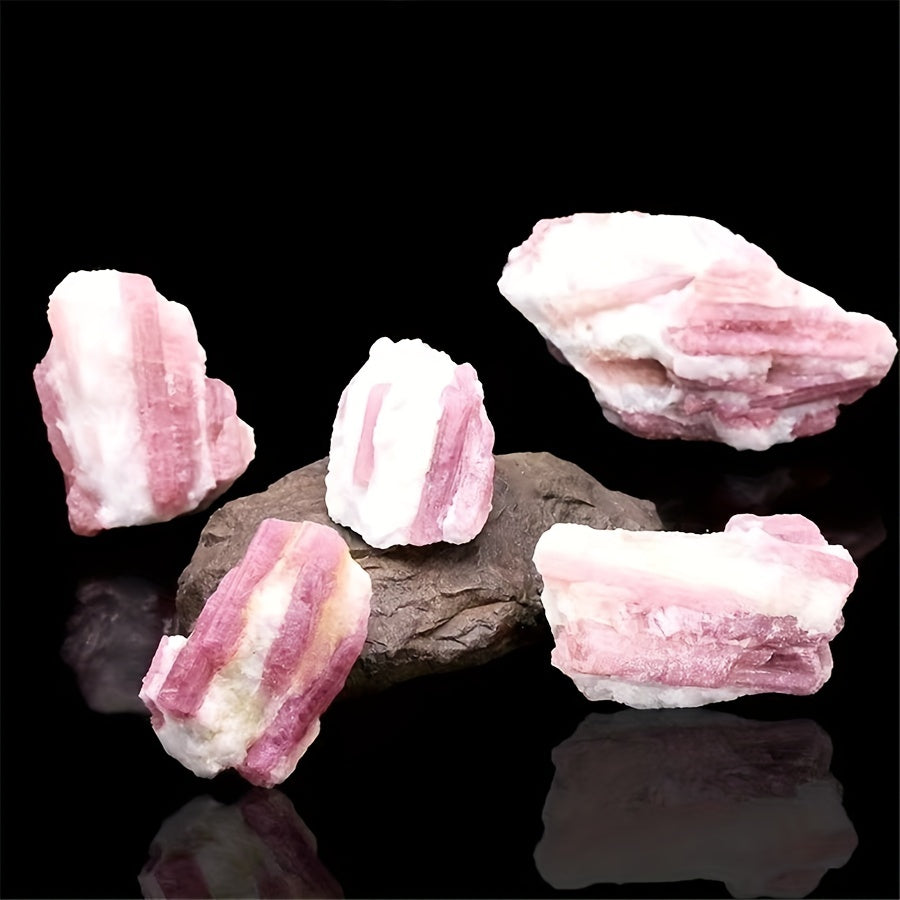 Especimen de mineral de cristal natural para educación y decoración