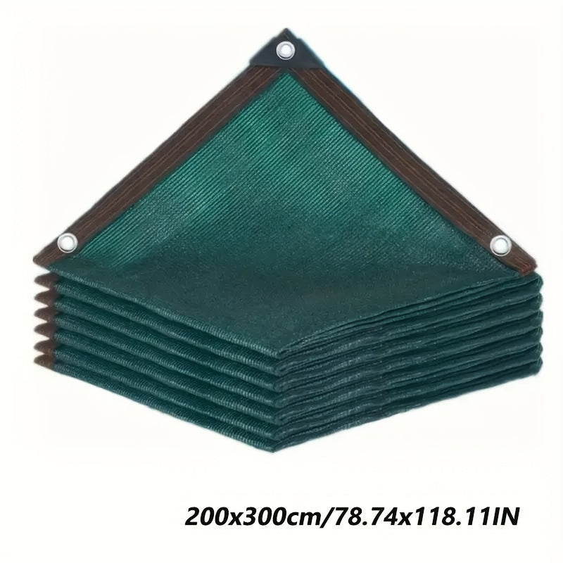 Dark Green Polyethylene Sunshade Net for Outdoor Garden UV Protection Breathability