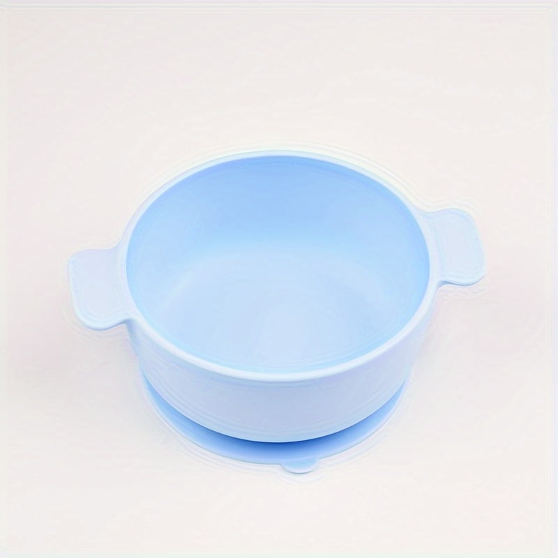 Silicone Feeding Bowl for Kids with Suction Cup Microwave Safe Dishwasher Safe