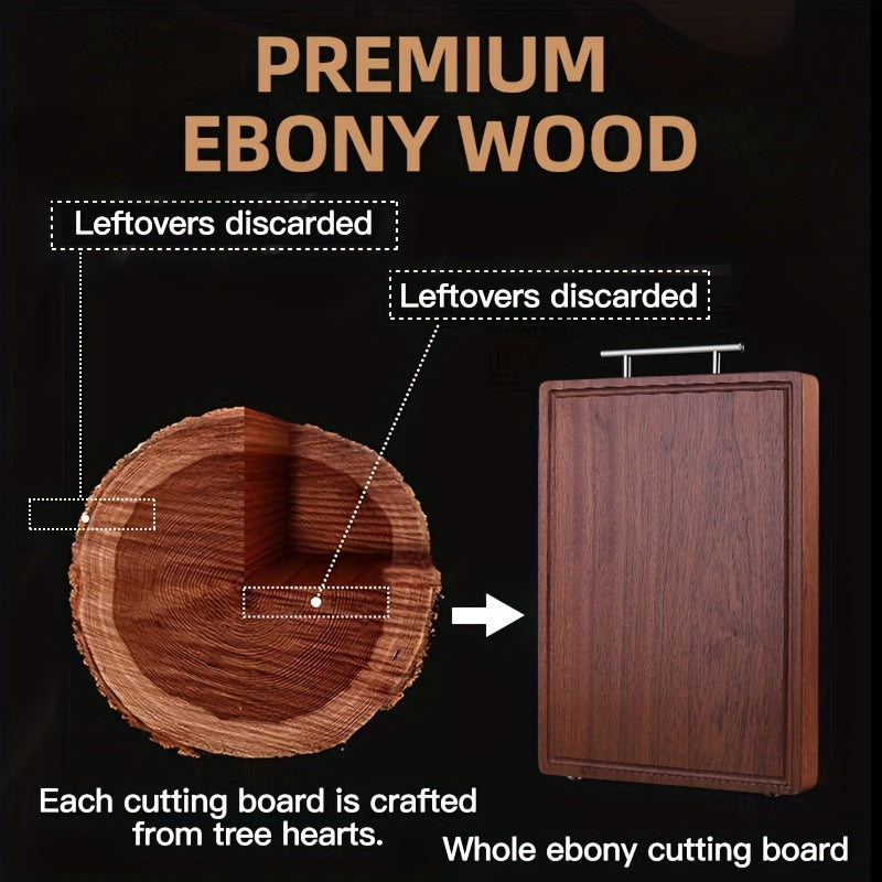 Wooden Cutting Board Set for Meat Cheese Bread Vegetables Kitchen Gift