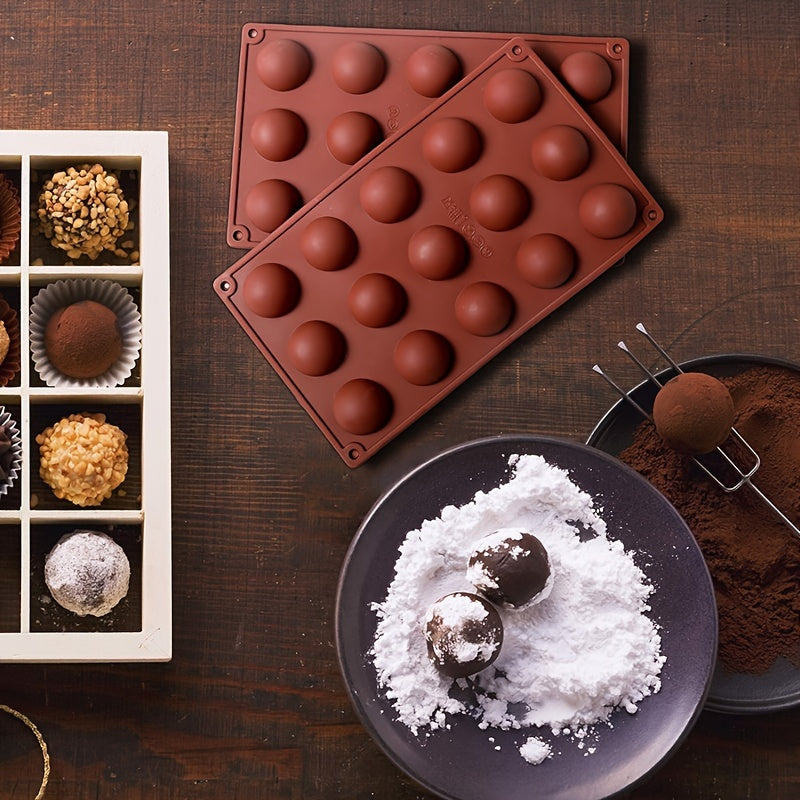 Semi Sphere Silicone Mold for Chocolate, Fat Bombs, Cake, Jelly, Dome Mousse 70mm