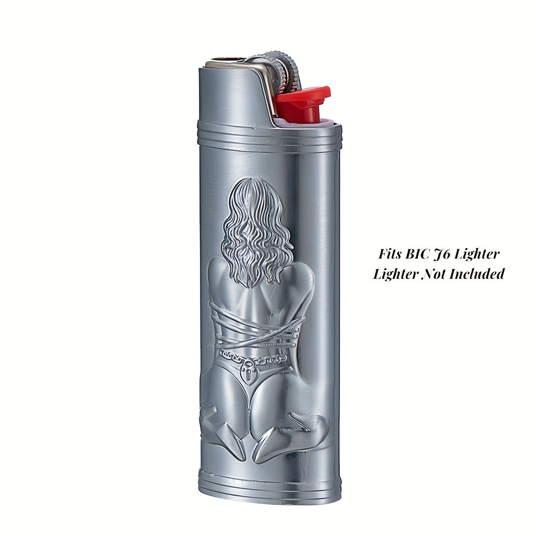 Ayollar uchun metall olovchi qutisi 3D bosilgan himoya qopqog'i BIC J6 uchun