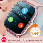 Men and Women Smartwatch 3.66cm Fitness Tracker with Wireless Calling and Notifications