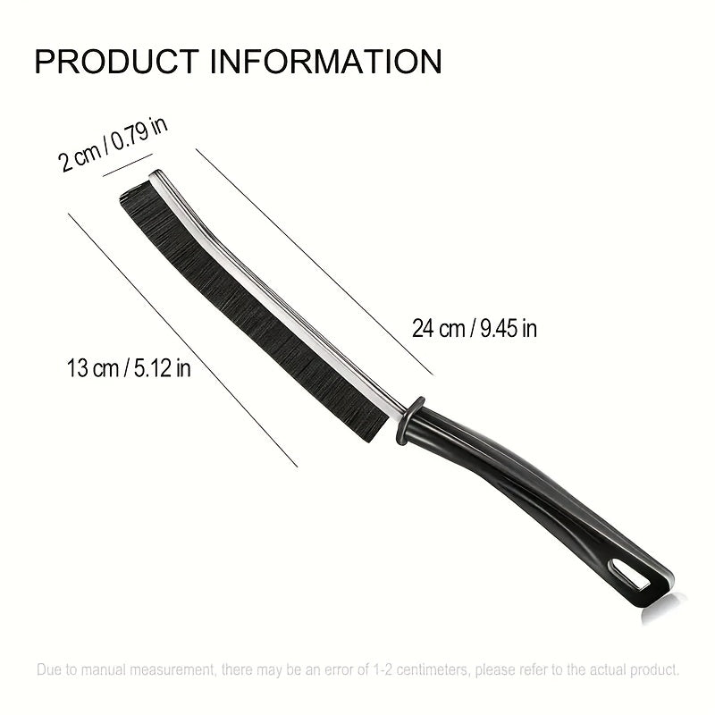 Ko‘p maqsadli tozalash cho‘tkasi to‘q, qattiq qirralar va uzoq tutqich bilan