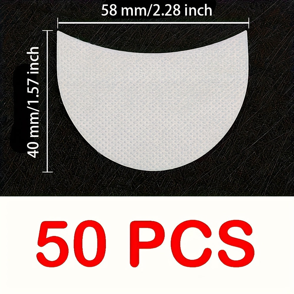 Lint-Free Eyeliner Shields for Precise Eye Makeup and False Eyelash Application Pack of 50