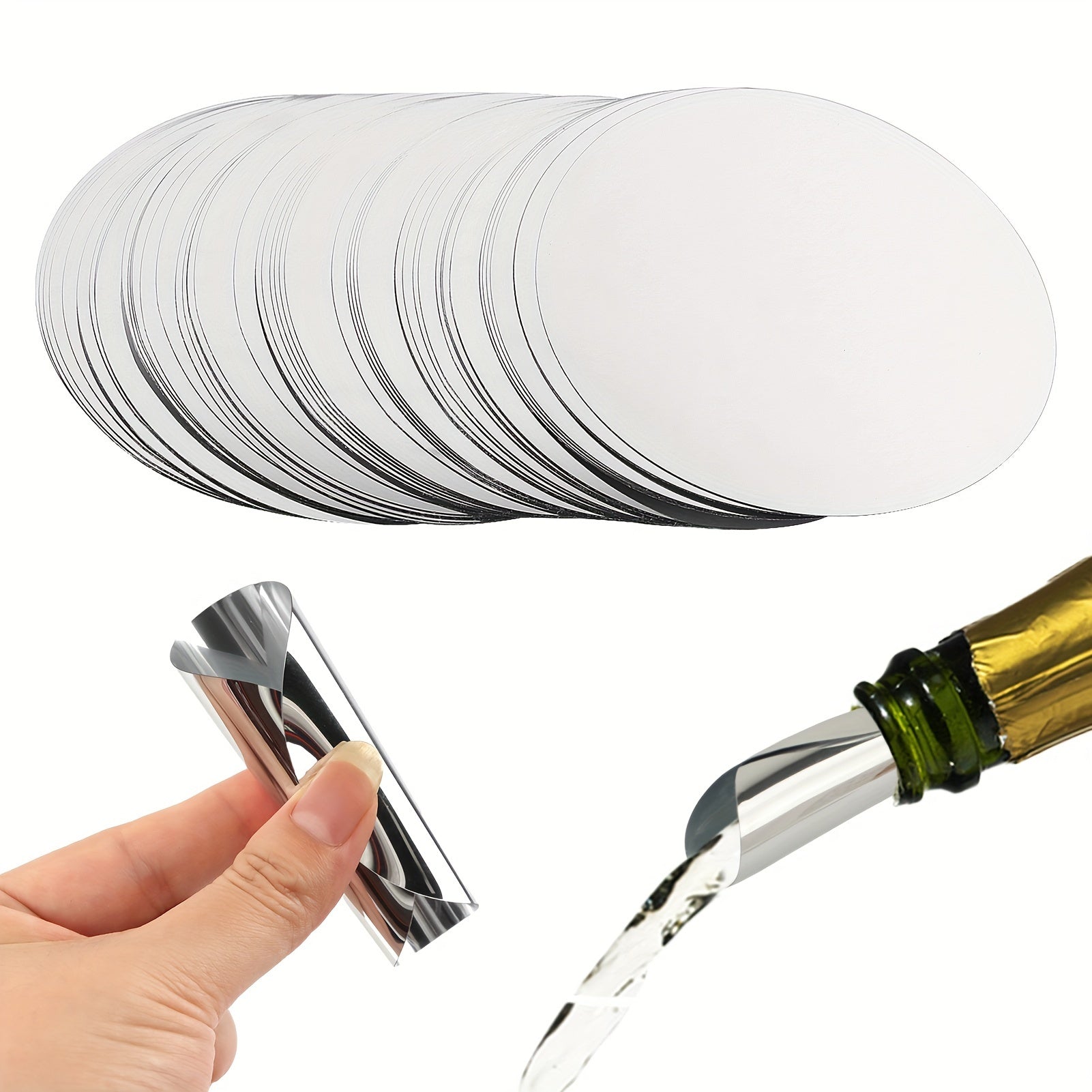 Wine Pourer Discs PET Material for Home Kitchen and Restaurant Use