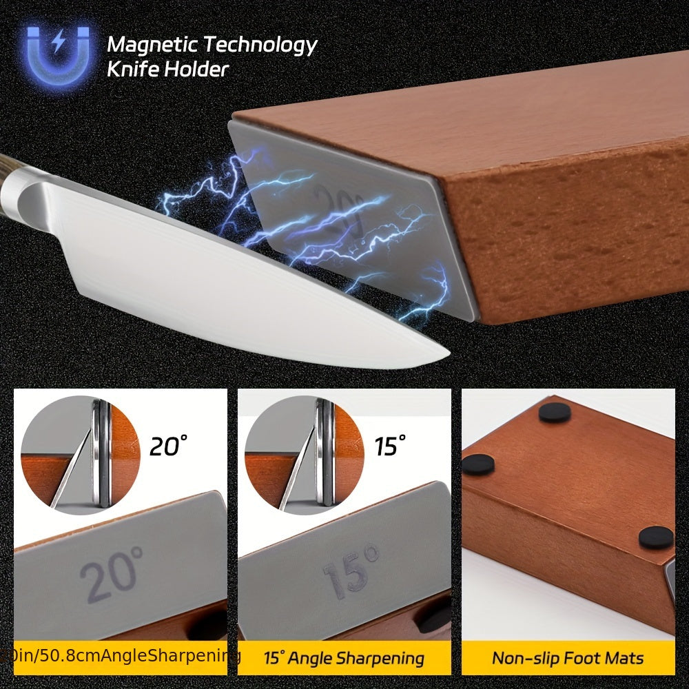 Qalampirni qattiqlash uchun to'plam, 15° va 20° magnit burchaklar bilan oshxona uchun diamant asbob