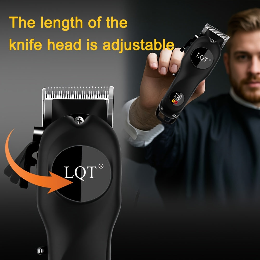 Cordless Hair Clipper Rechargeable Lithium Battery for Home Salon Use