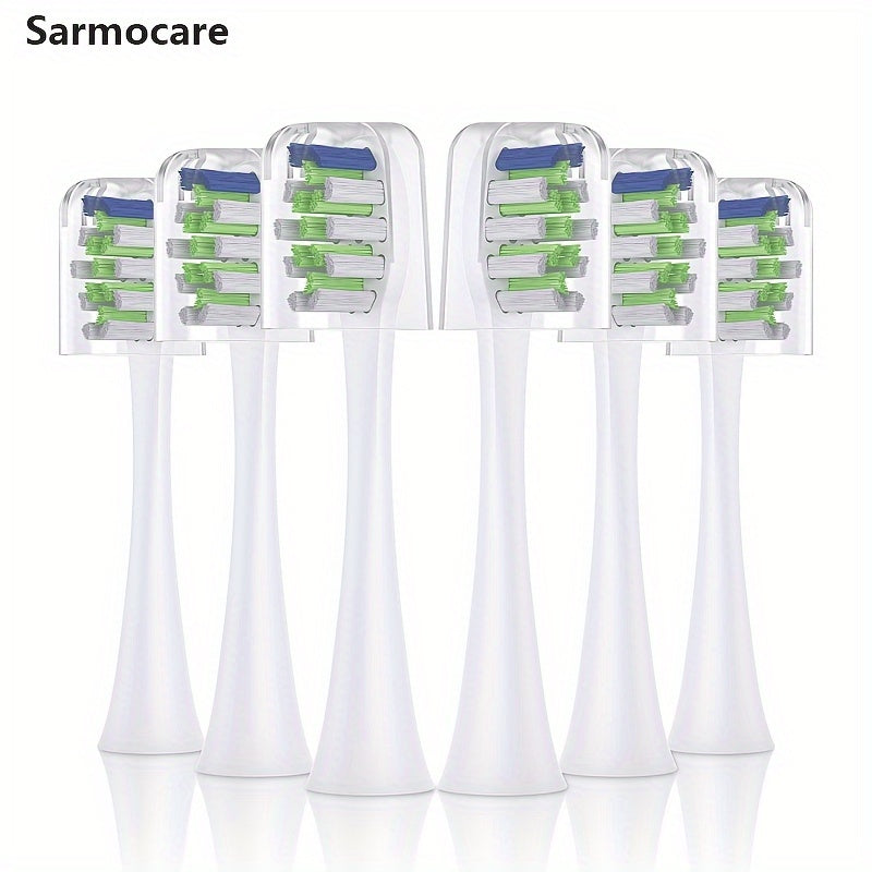 Juego de cabezales de cepillo de dientes eléctrico de repuesto de 6 u 8 unidades para cepillos de dientes sónicos
