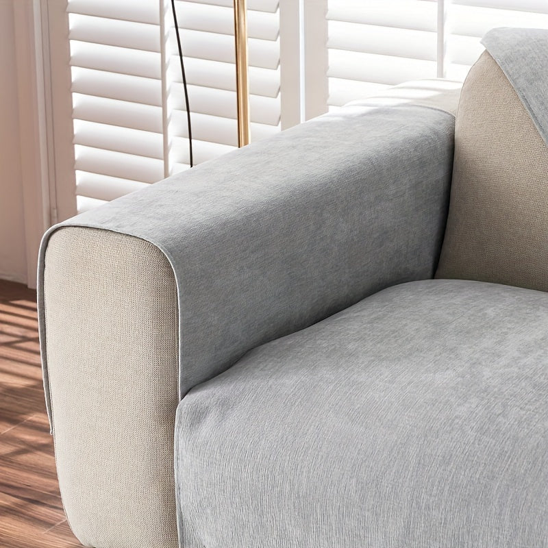 Chenille Sofa Cover for 1-4 Seater All-Season Pet-Friendly Non-Slip Machine Washable