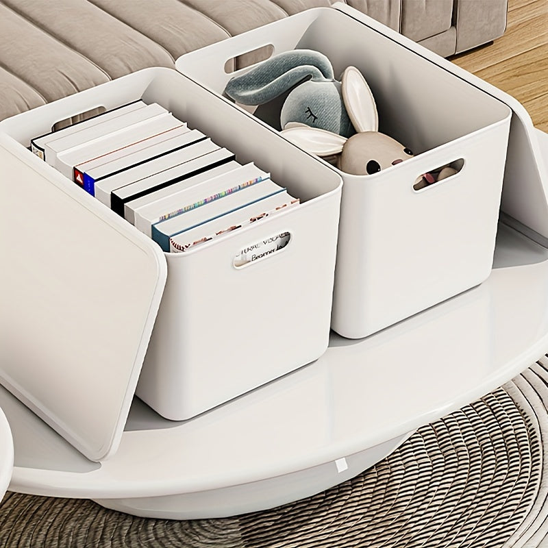 Large Capacity Plastic Storage Bins Set for Kitchen Closet Organization