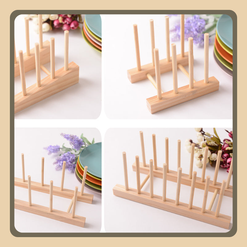 Yapon uslubidagi qattiq yog'och idish va idish quritish tokchasi, minimalist kitob javoni va chashka ushlagich, yog'ochli choy pirogi tokchasi, oshxona va o'qish joylari uchun qulay saqlash yechimi, joyni maksimal darajada foydalanish uchun nafis dizayn.